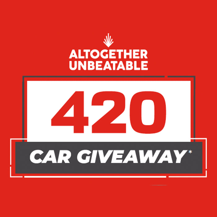 Altogether Unbeatable 420 Car Giveaway 2024