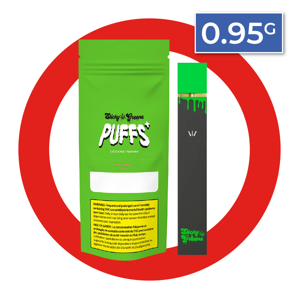 Sticky Greens 950mg Disposables