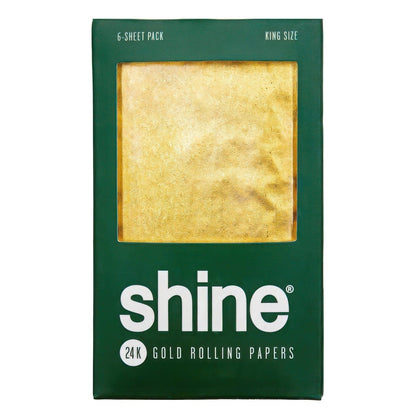 Shine Each Shine 24k Sheet Pack - King - 6pk Papers & Cones