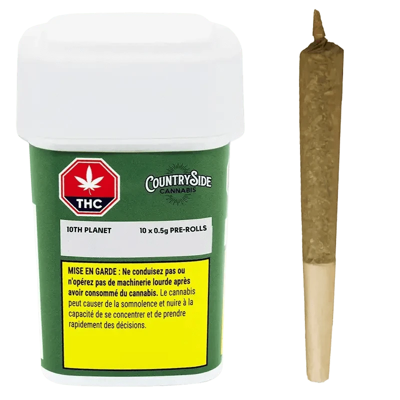 Countryside Cannabis 10th Planet PR 0.5g Hybrid Pre Rolls: Lowest