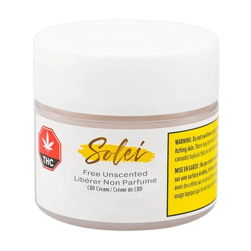 Solei 75 g Solei Free Topical CBD Cream - Buy Online at Canna Cabana Topicals