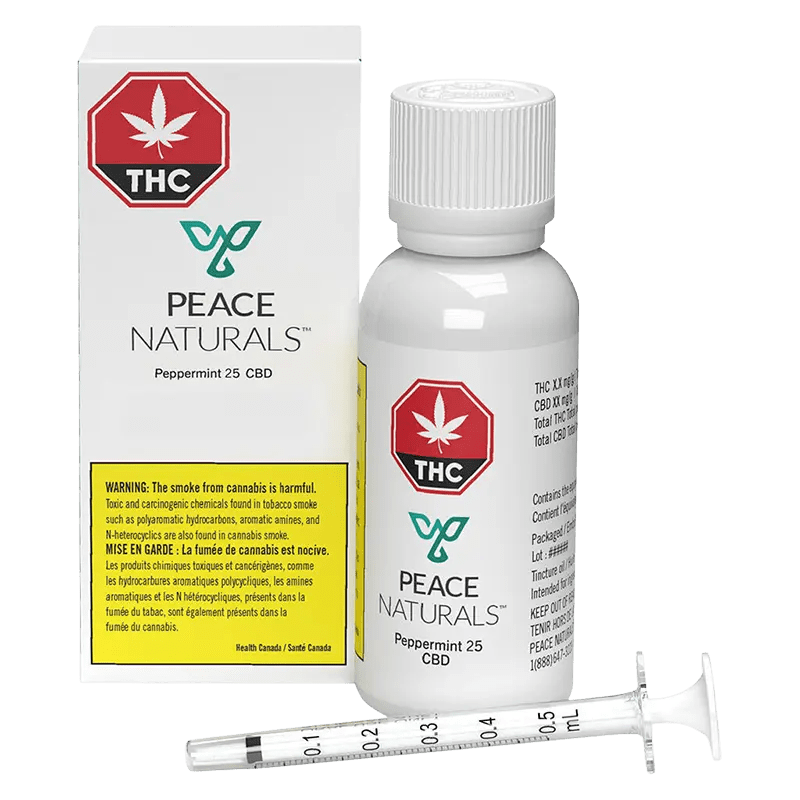 Peace Naturals Peppermint 25 CBD Oil | Canna Cabana: Lowest Price