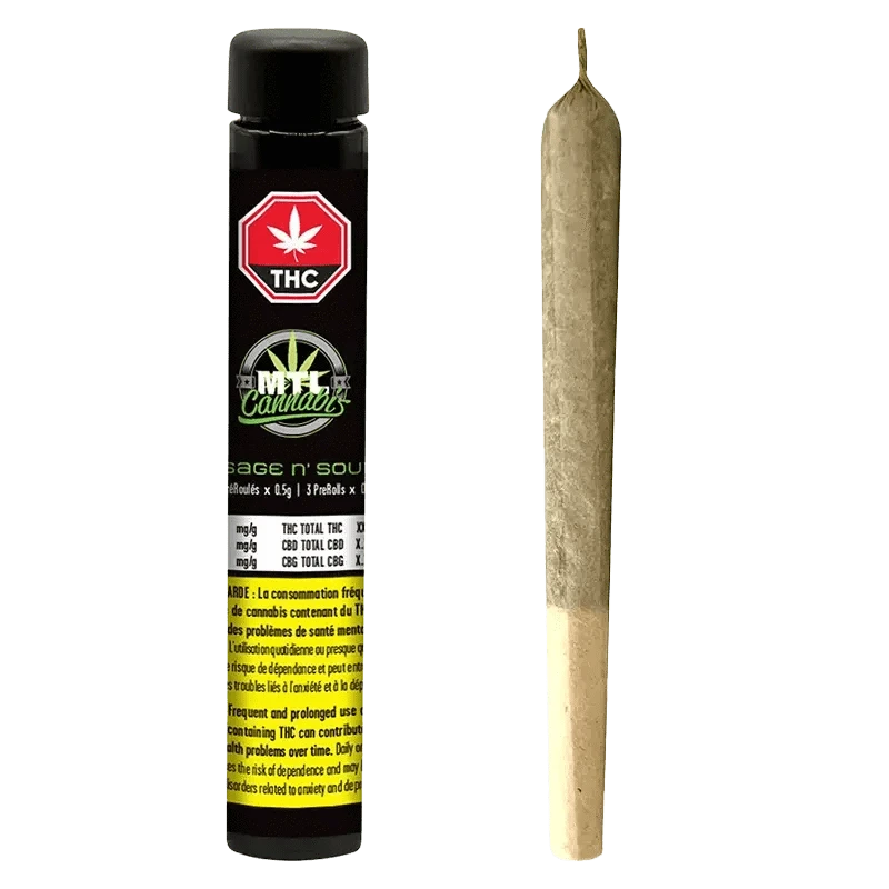 MTL Cannabis Sage N' Sour Pre Rolls - 1.5g | Canna Cabana: Lowest