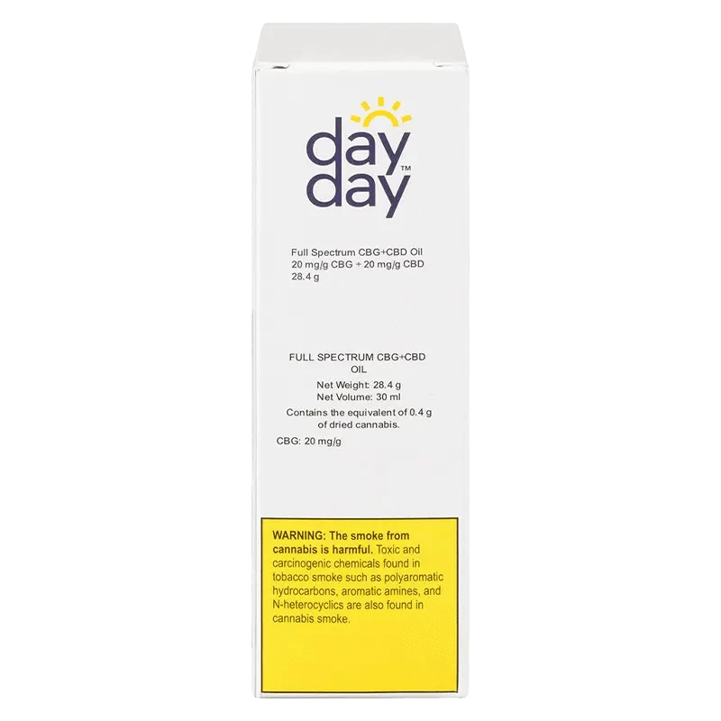 DayDay Each Full Spectrum CBG:CBD Oil Oils