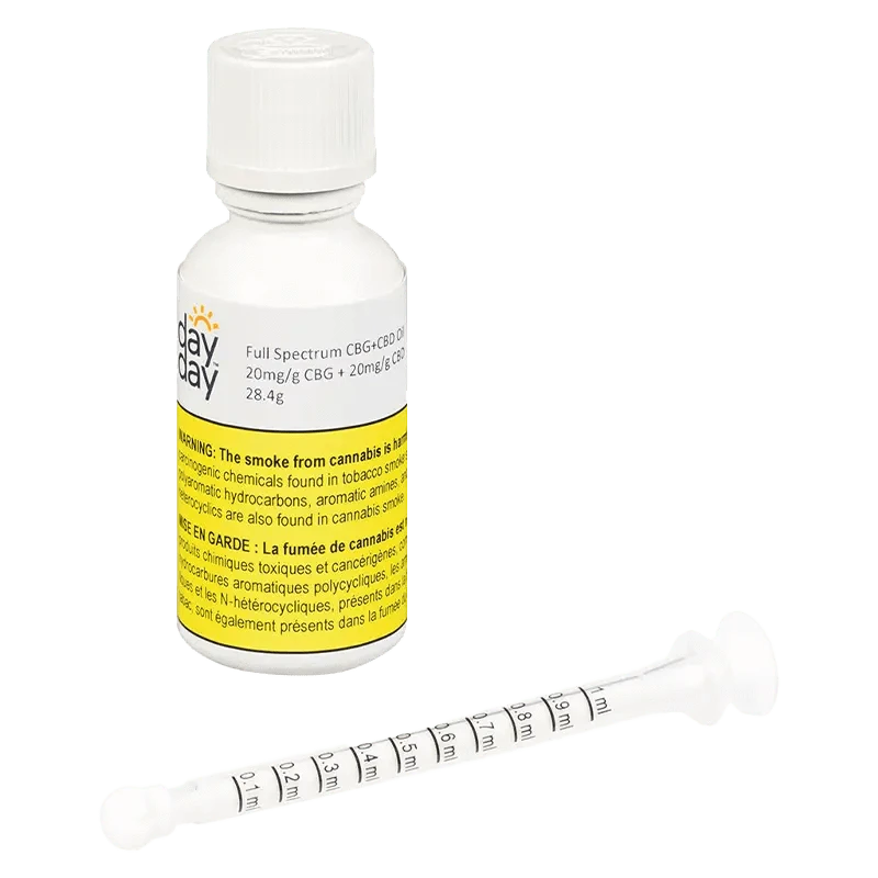 DayDay Full Spectrum 1:1 CBG:CBD Oil Tincture: Lowest Price DayDay Full Spectrum 1:1 CBG:CBD Oil Tincture: Lowest Price