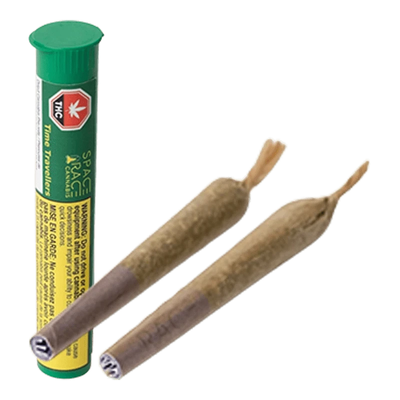 Space Race 0.8 g Space Race Time Travellers Pre Rolls 2x0.4g Indica Cannabis Joints