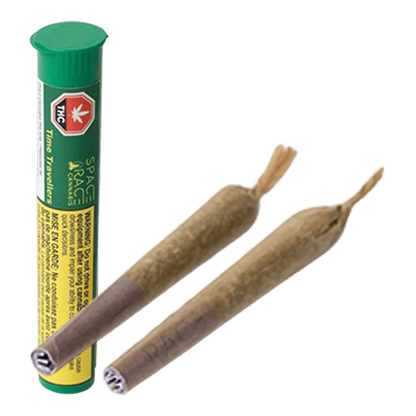 Space Race 0.8 g Space Race Time Travellers Pre Rolls 2x0.4g Indica Cannabis Joints