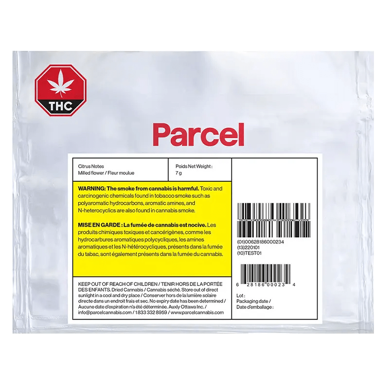 Parcel 7 g Milled Flower