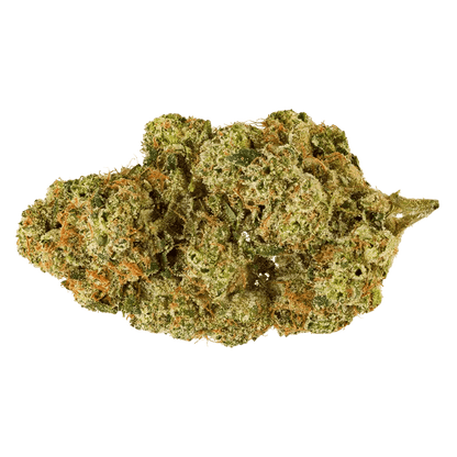 Close-up of the Electric Honeydew, showing a textured, green surface with a slightly uneven arrangement.