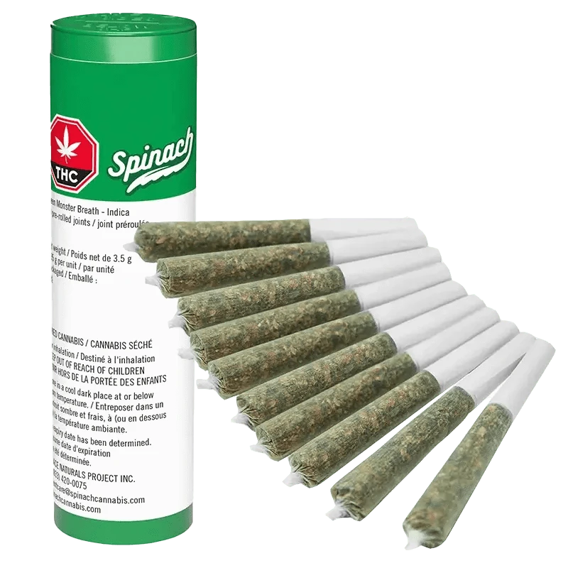 Spinach Green Monster Breath PR 3.5g Indica Cannabis Strain