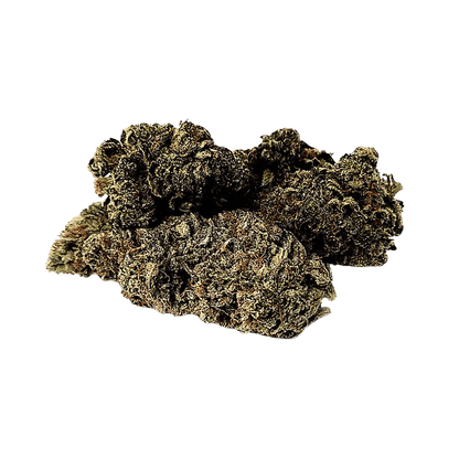 Close-up of the Hulkberry, showcasing its dense, textured buds against a plain white background.