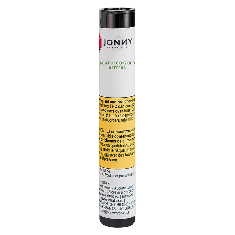 Jonny Chronic 5 g Acapulco Gold Reefers PR 10 x 0.5 g Pre-Rolls