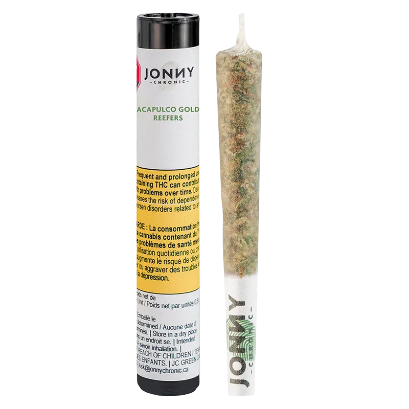 Jonny Chronic 5 g Acapulco Gold Reefers PR 10 x 0.5 g Pre-Rolls