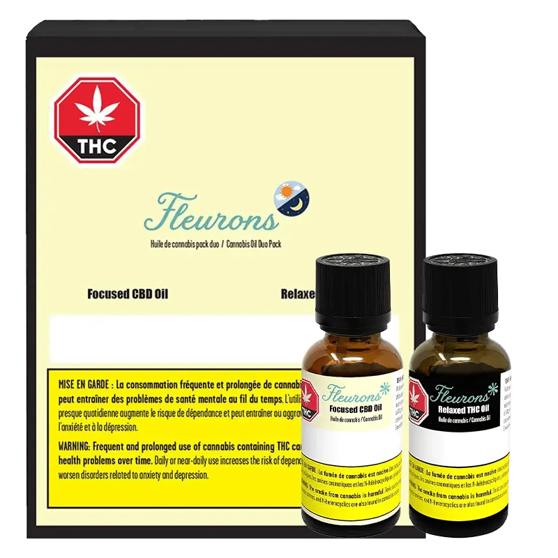 Fleurons THC CBD Tincture Duo Pack | Canna Cabana: Lowest Price