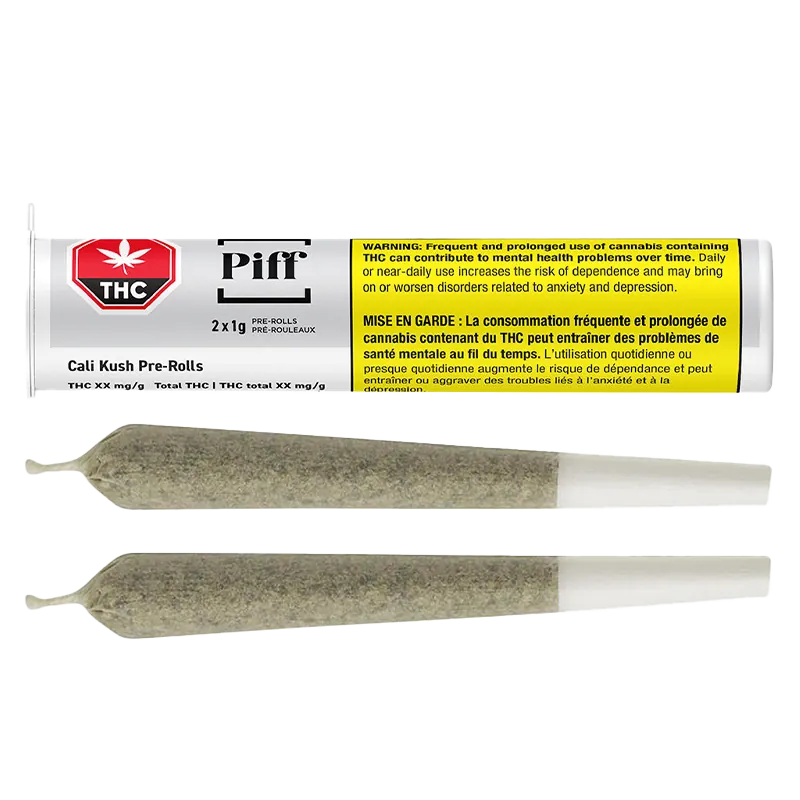 Piff 2 g Piff Cali Kush Indica Hand Rolled Joints | Canna Cabana Joints