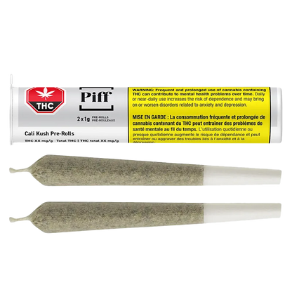 Piff 2 g Piff Cali Kush Indica Hand Rolled Joints | Canna Cabana Joints