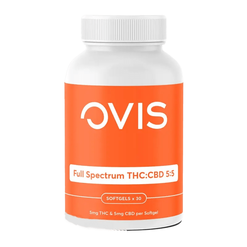 Ovis 30 Caps Full Spectrum Balanced 5:5 (THC:CBD) Capsules & Soft Gels