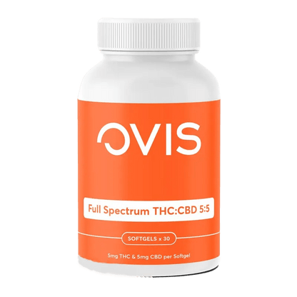 Ovis 30 Caps Full Spectrum Balanced 5:5 (THC:CBD) Capsules & Soft Gels