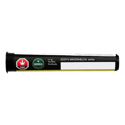 GreenSeal 1 g GreenSeal Eddy's Watermelon Cannabis Pre Rolls Online Joints