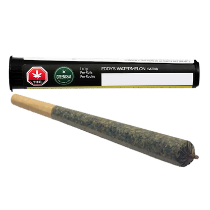 GreenSeal 1 g GreenSeal Eddy's Watermelon Cannabis Pre Rolls Online Joints