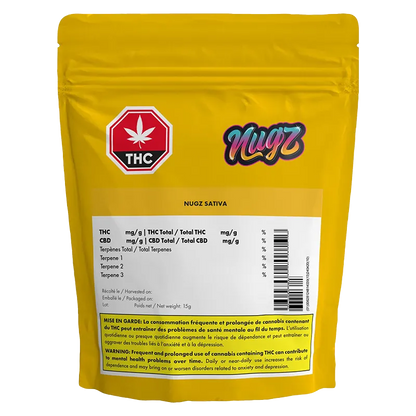 NugZ 14 g NugZ Sativa 50 - Buy NugZ Sativa at Canna Cabana Online Whole Flower