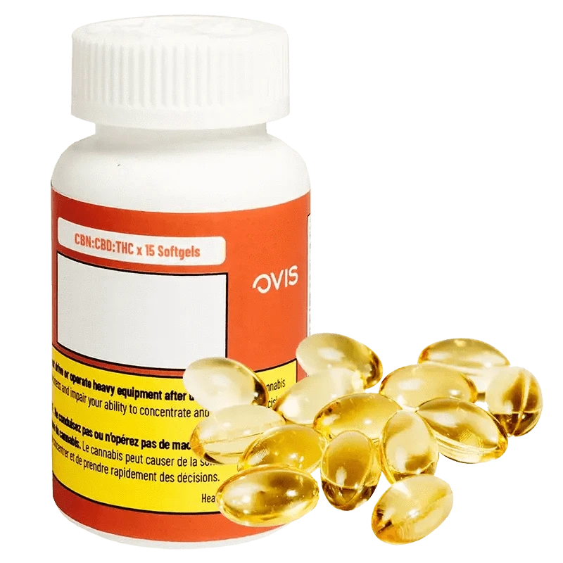 Ovis CBN:CBD:THC 5:5:5 Softgels Near Me | Canna Cabana: Lowest