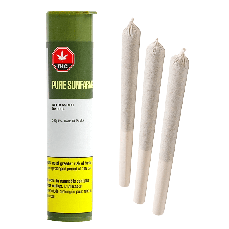 Pure Sunfarms 1.5 g Baked Animal PR 3 x 0.5 g Joints