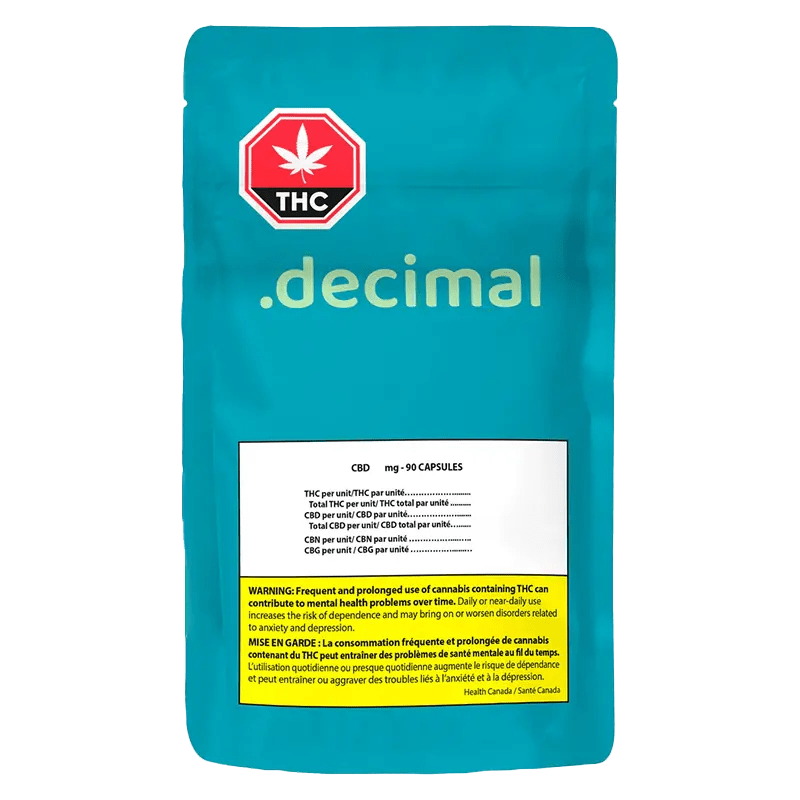 Decimal 90 Caps Capsules & Soft Gels