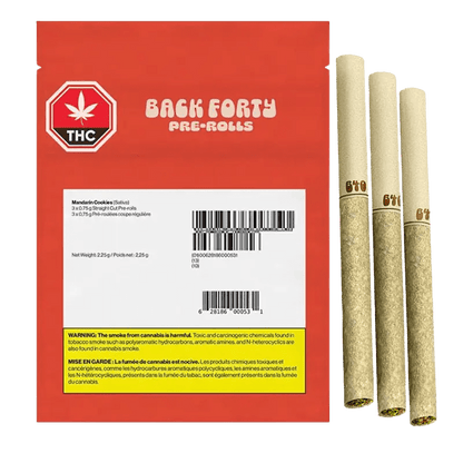 Back Forty 2.25 g Straight Roll Joints