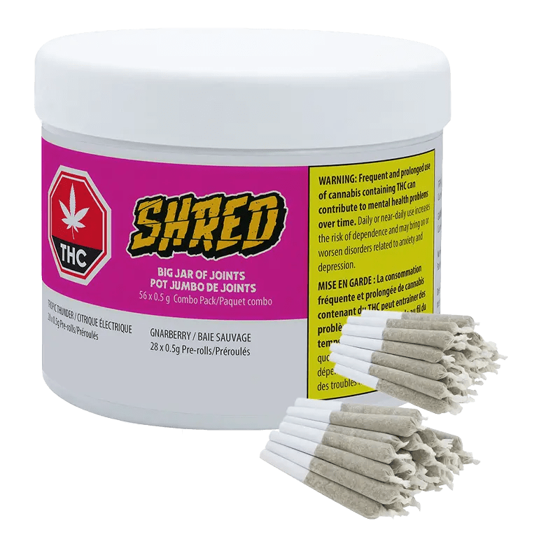 Shred Tropic Thunder Pre Rolls High THC 0.5g Hybrid: Lowest Price