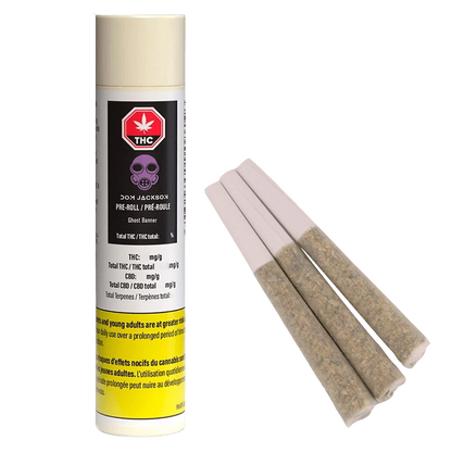 Dom Jackson 1.5 g Dom Jackson - Ghost Banner PR Hybrid Strain (1.5g) Joints