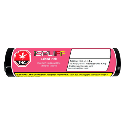 1Spliff Slimz 3.5 g Island Pink PR 10 x 0.35 g Straight Roll Joints