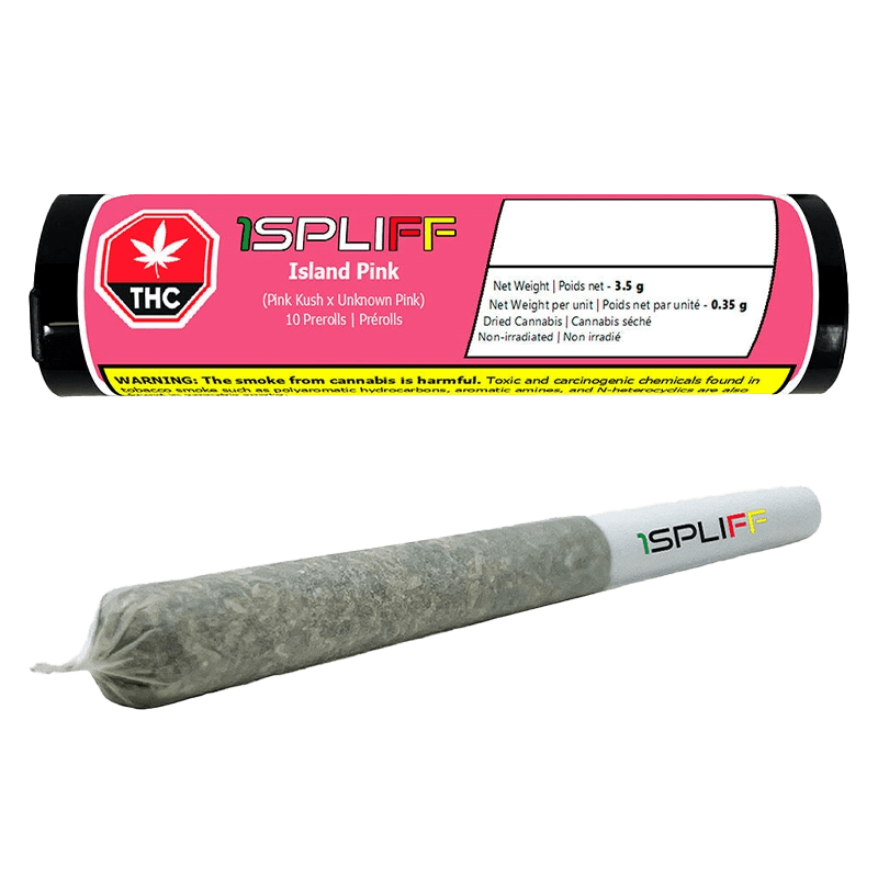 1Spliff Slimz 3.5 g Island Pink PR 10 x 0.35 g Straight Roll Joints