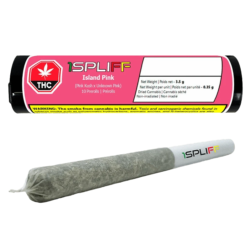 1Spliff Slimz Island Pink PR Pre Rolls High THC: Lowest Price