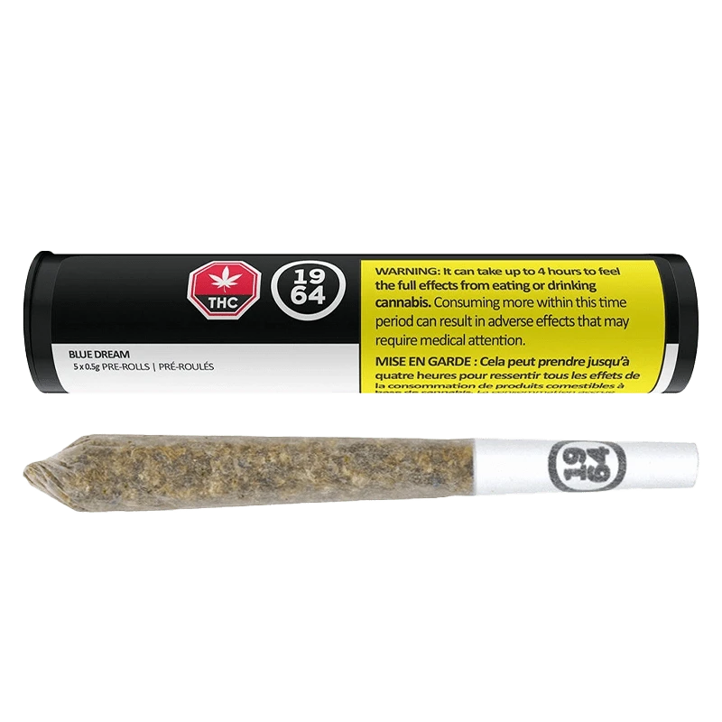 1964 2.5 g Organic Blue Dream PR 5 x 0.5 g Joints