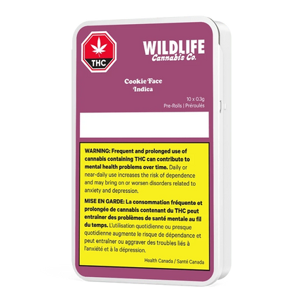 Wildlife 3 g Wildlife Cookie Face Indica Pre Rolls | Canna Cabana Joints