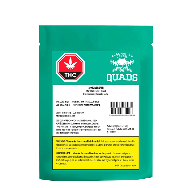 Cannabis Cartel QUADS 3.5 g Whole Flower