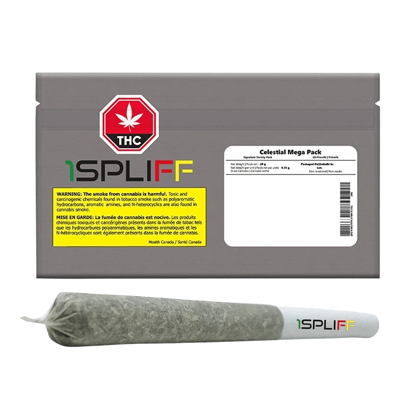 1Spliff Celestial Mega Pack - 28g Hybrid Cannabis Variety: Lowest