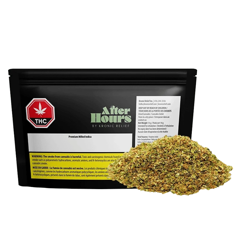 After Hours Kro Premium Milled Indica 14g | Canna Cabana: Lowest
