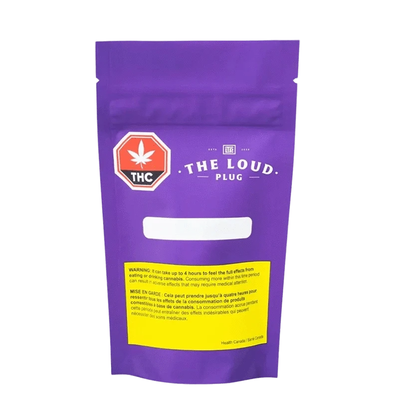 Front view of the Exotic Gas Pre Rolled 5 x 0.5 g packaging, displaying the brand’s logo and product details in a bold, black and white design.