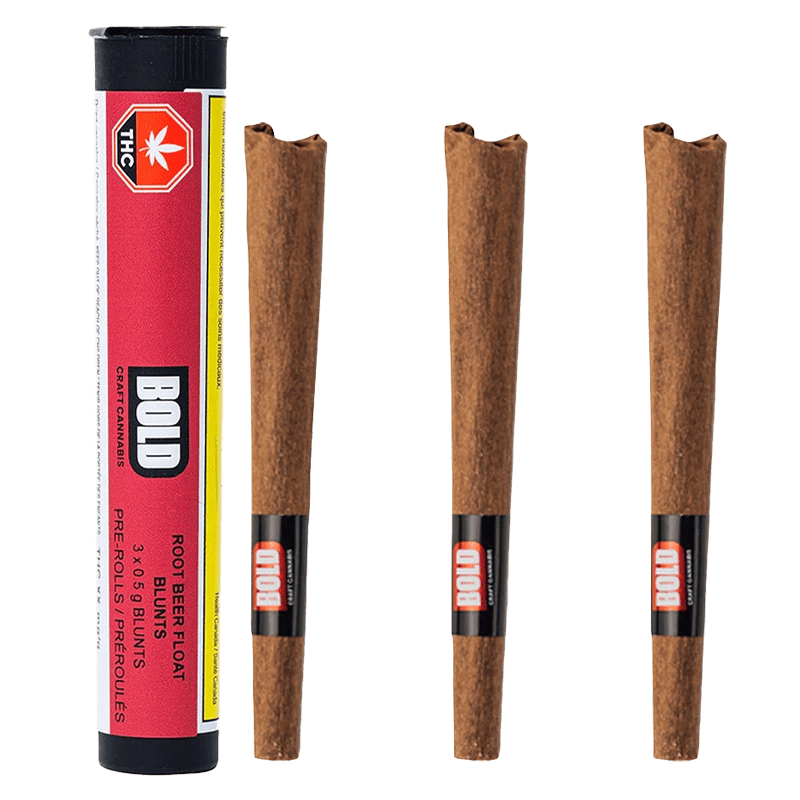 Bold 1.5 g Root Beer Float Blunt PR 3 x 0.5 g Joints