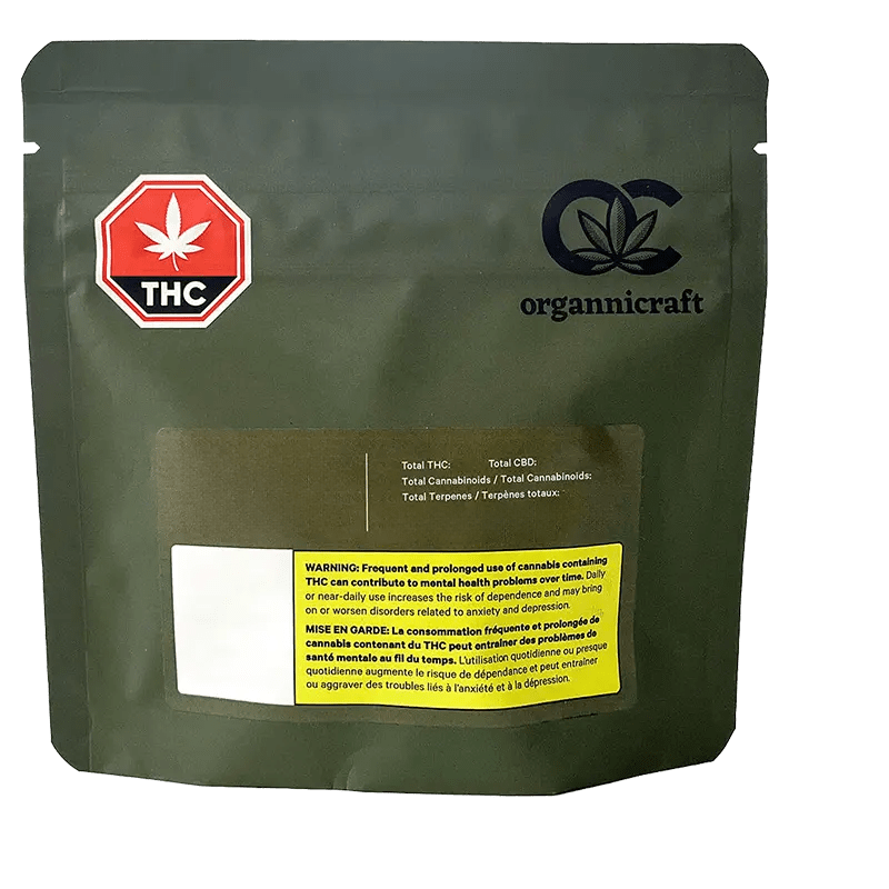 Organnicraft x Kootenay Cultivar 3.5 g Whole Flower