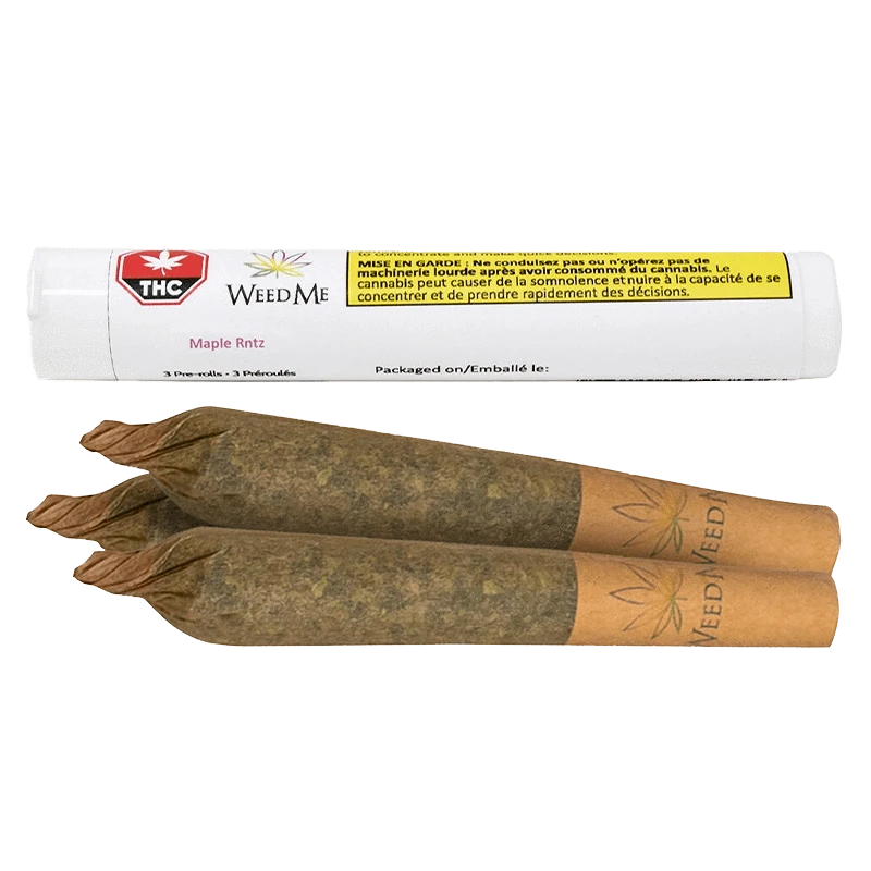 Weed Me 1.5 g Maple RNTZ PR 3 x 0.5 g Joints