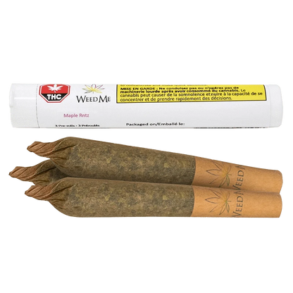 Weed Me 1.5 g Maple RNTZ PR 3 x 0.5 g Joints