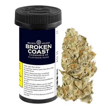 Broken Coast 7 g Platinum Pave Flower