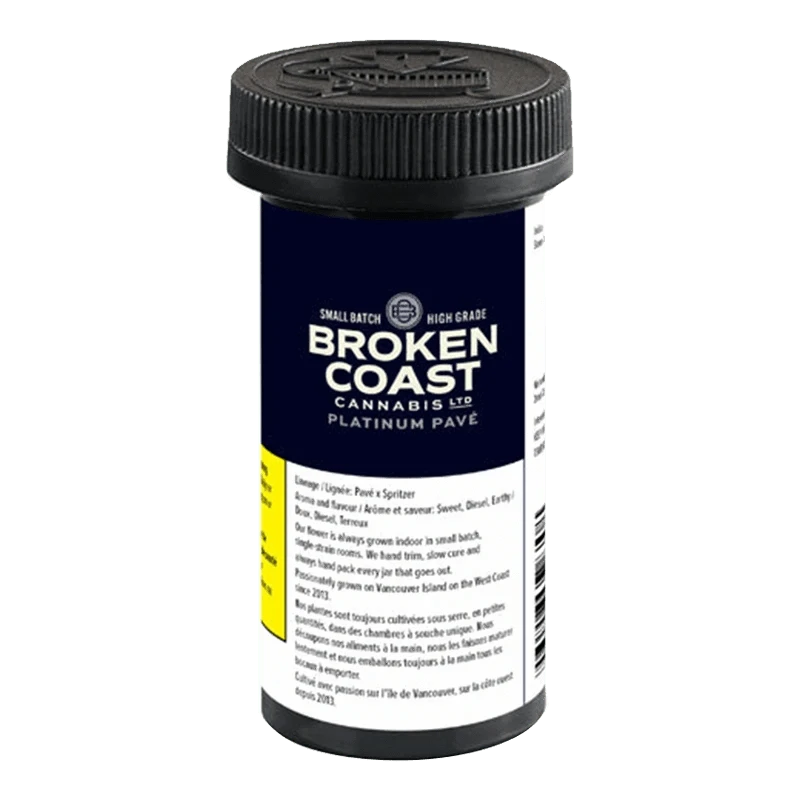 Broken Coast Platinum Pave Flower