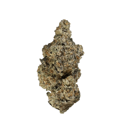 Close-up of the LA Kush Cake, showcasing a textured, organic shape against a plain white background.