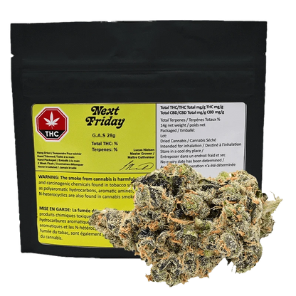 Next Friday G.A.S Indica Flower: Lowest Price | Canna Cabana Next Friday G.A.S Indica Flower: Lowest Price | Canna Cabana