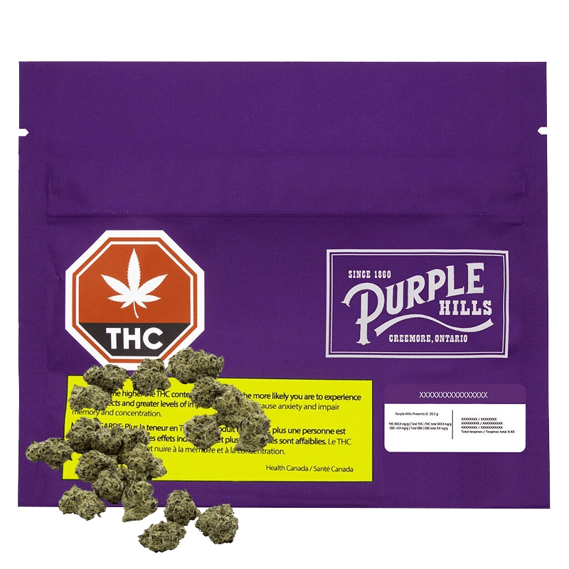 Purple Hills AGP O Hybrid 28g Premium Flower Product: Lowest Price