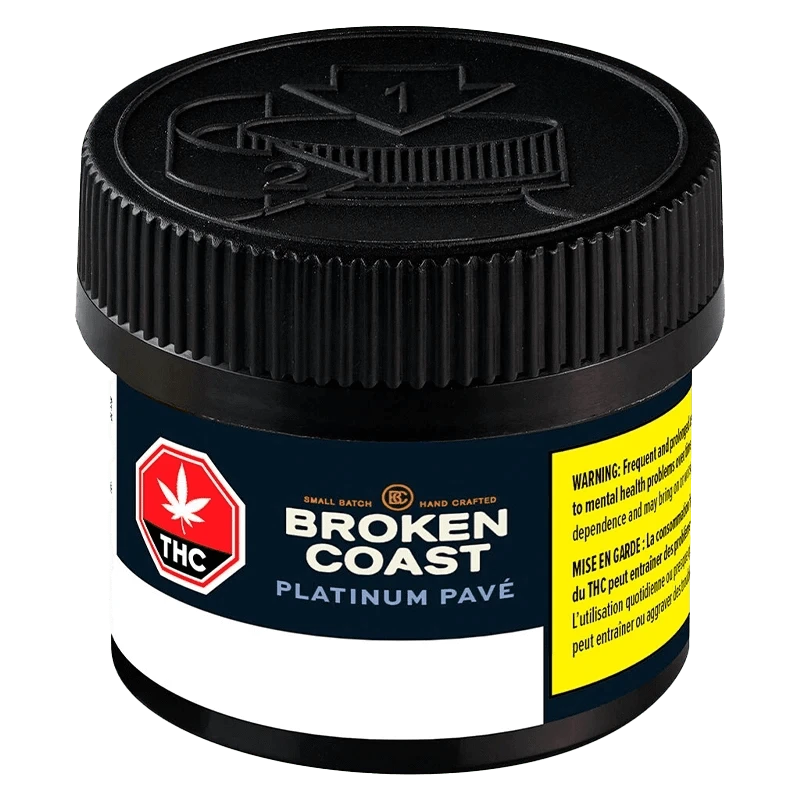 Broken Coast Platinum Pave Flower